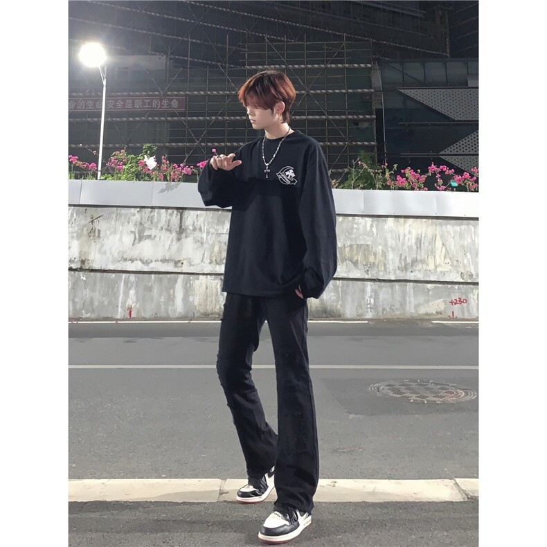 新设计款牛仔裤A061-YJ6906-P65控88-85%棉8.5%聚酯纤维6.5%粘纤，男装牛仔裤，电商A061-1