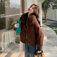 现货新款2187-P465-K669-90白鸭绒派克服，女装派克服，韩然一族