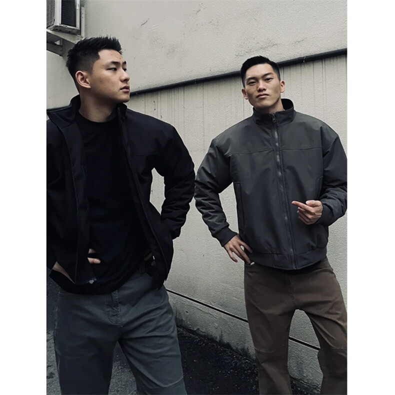 网图三防美式飞行夹克立领棒球服外套短款工装冲锋衣J2538-P65,男装夹克,星座1213