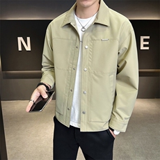 翻领夹克男贴标简约时尚上衣百搭衬衫外套A329-JK102-P105，男装夹克，电商A329