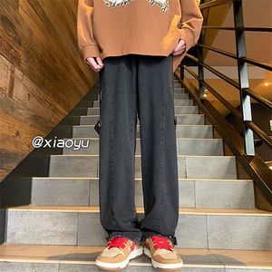 XZ616 春季新款大码拉链设计搭扣牛仔裤 TY505 P65控78图片
