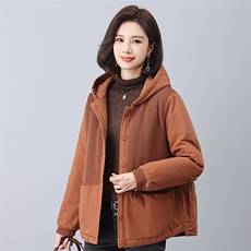 时尚保暖女士棉服优雅气质短款外套舒适百搭冬季必备单品，女装棉衣/棉服，叶笙衣