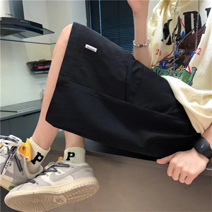 夏季美式高街ins篮球裤薄款外穿运动休闲五分裤短裤男 K7143-P28图片