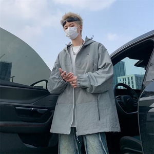DY142-P45户外薄款防晒衣男夏季透气百搭外套防紫外线防晒服旅游图片