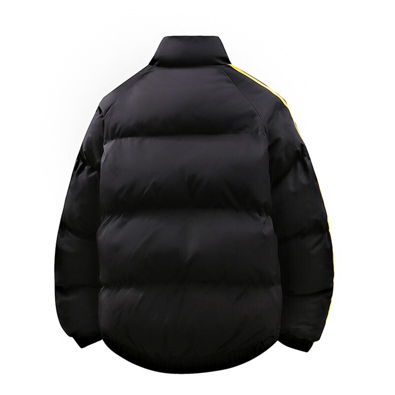 冬季港风三条杠立领棉服防风保暖加厚棉衣外套MY1128P80,男装棉衣,电商A128