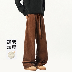 B258-K2581-P45控68加绒55控78 灯芯绒弯刀裤 65%棉35%聚酯纤维图片