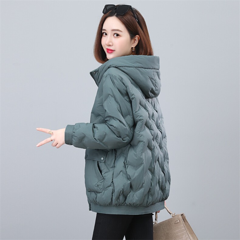 2023冬季新款时尚女装连帽羽绒服保暖轻薄显瘦外套,女装羽绒服,依恋蒂丝