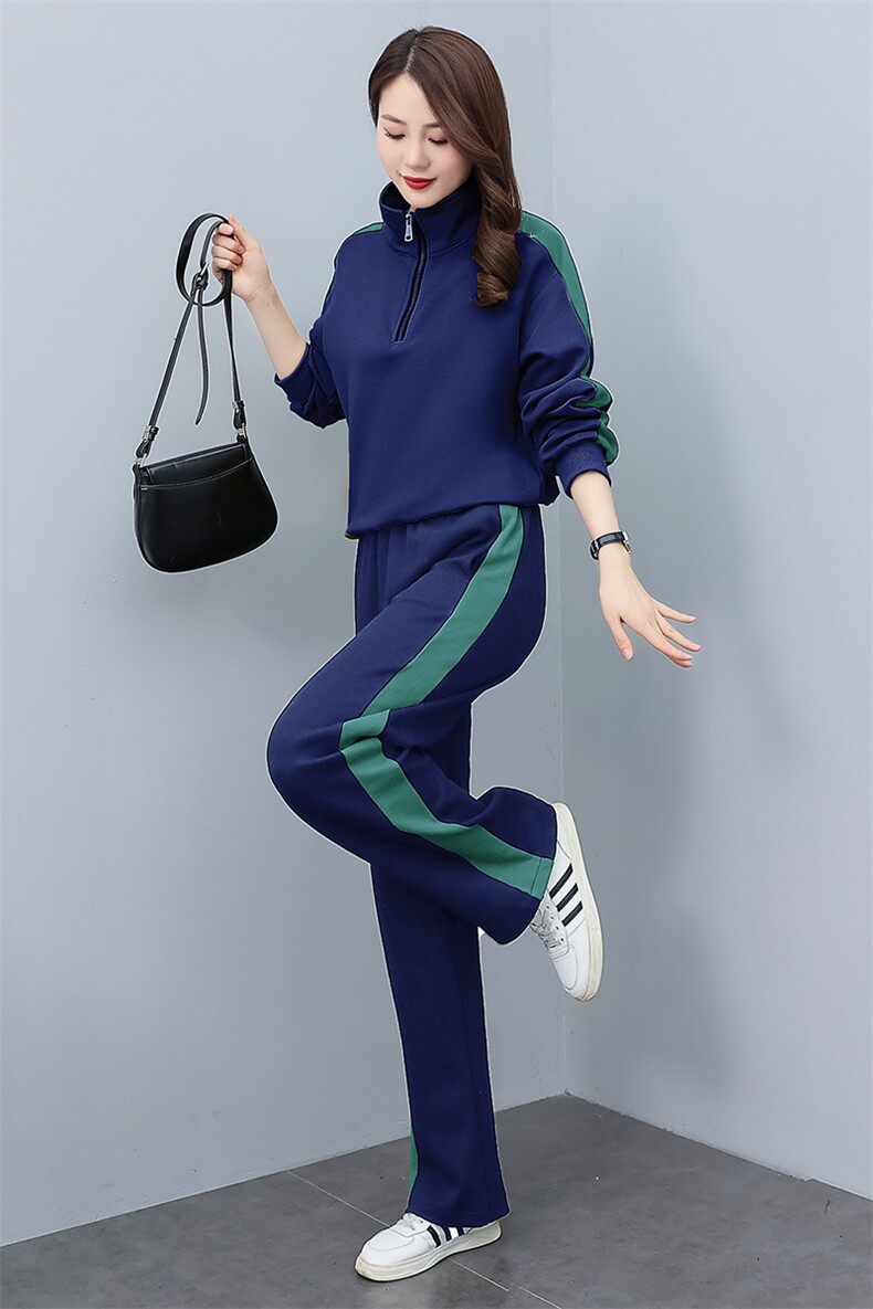 现货2024年新款春装高级时尚休闲洋气显瘦减龄套装,女装套装/套裙,凝聚力