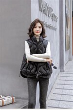 现货高品质标90绒羽绒马甲，女装马甲，艾依佳人