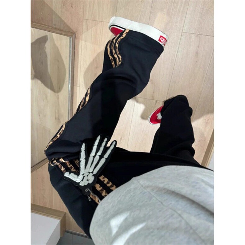 【有货】WK697CC-特P55三条杠裤子男款设计感垂感条纹卫裤,男装休闲裤,星座1007（原301D）
