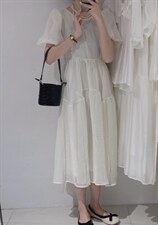 长款连衣裙，女装连衣裙，驿谷