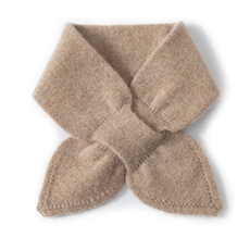 秋冬季35%保暖轻盈无压感厚蝴蝶结围巾，童装儿童配饰，群鹿羊绒