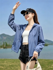 现货！2026夏季新款时尚休闲防晒衣女，女装防晒衣，以桐