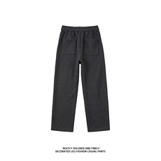 冬季新款高品质加绒加厚休闲裤直筒宽松百搭卫裤A111-G001-P58，男装休闲裤，电商基地A111