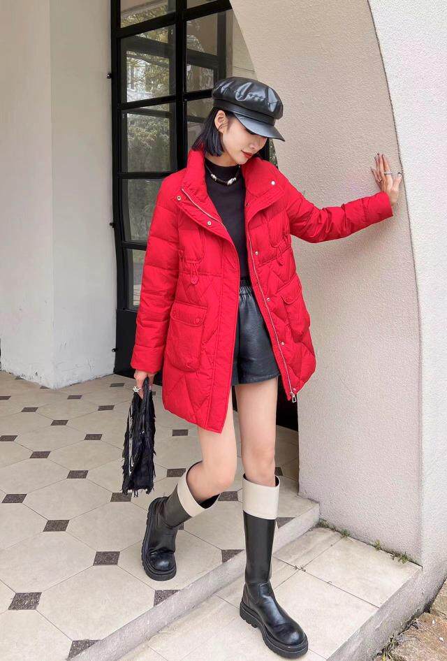 [现货]休闲羽绒服，三色，三码，女装羽绒服，依柏璐(1F)