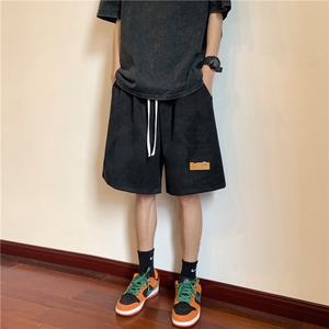 230g重磅麂皮绒短裤男休闲五分裤M-5XL FSDK03 特批25无差价 控48图片