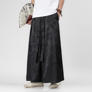 2025 新中式 马面裤 汉服 龙纹冰丝阔腿裤 电商A057-K375-P55图片