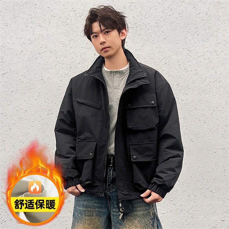美式新款秋冬多口袋户外机能休闲棉衣外套 A436-W990-P95138图片