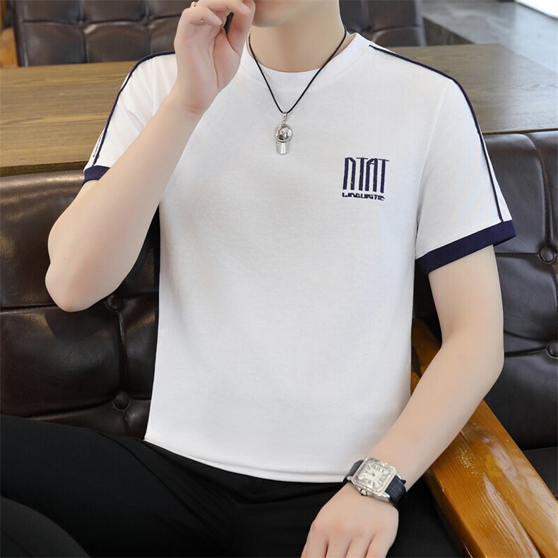 夏季短袖男刺绣翻领POLO衫T恤时尚休闲半袖上衣LD3318-P30,男装Polo衫,星座310B-3