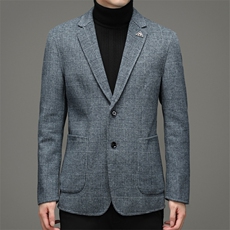 CS-N-1029秋冬季2021男士毛呢大衣双面尼羊毛呢子休闲西服P269，男装毛呢大衣，电商B360