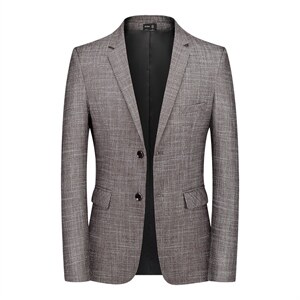 春秋款男士西服薄款上衣中年商务休闲纯色单排扣便西男装潮流百搭，男装西服，电商B212（原钱塘6029）