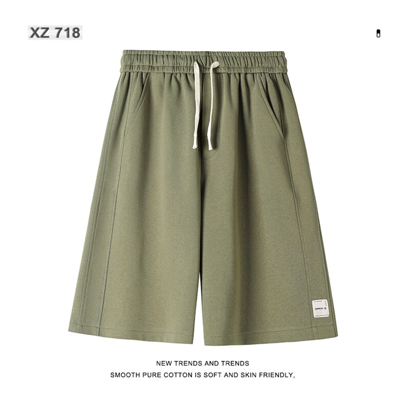 休闲时尚男生夏季宽松弹力五分裤绣标直筒运动短裤XD1712特批35,男装休闲裤,星座718