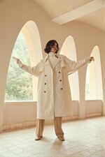 现货，韩版宽松风衣，女装风衣，DINGOIN 定芹