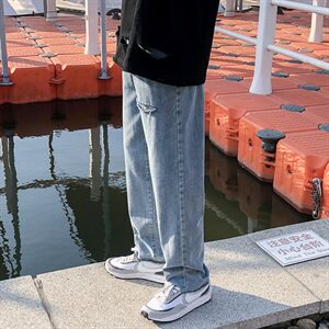 2021夏季毛边破洞裤九分裤韩版潮流刮烂牛仔裤休闲乞丐裤s197图片