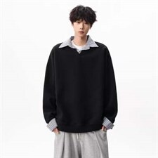 【特价特批】卫衣男女春款宽松学院风假两件长袖ST719-CP60，男装卫衣，星座1112-1