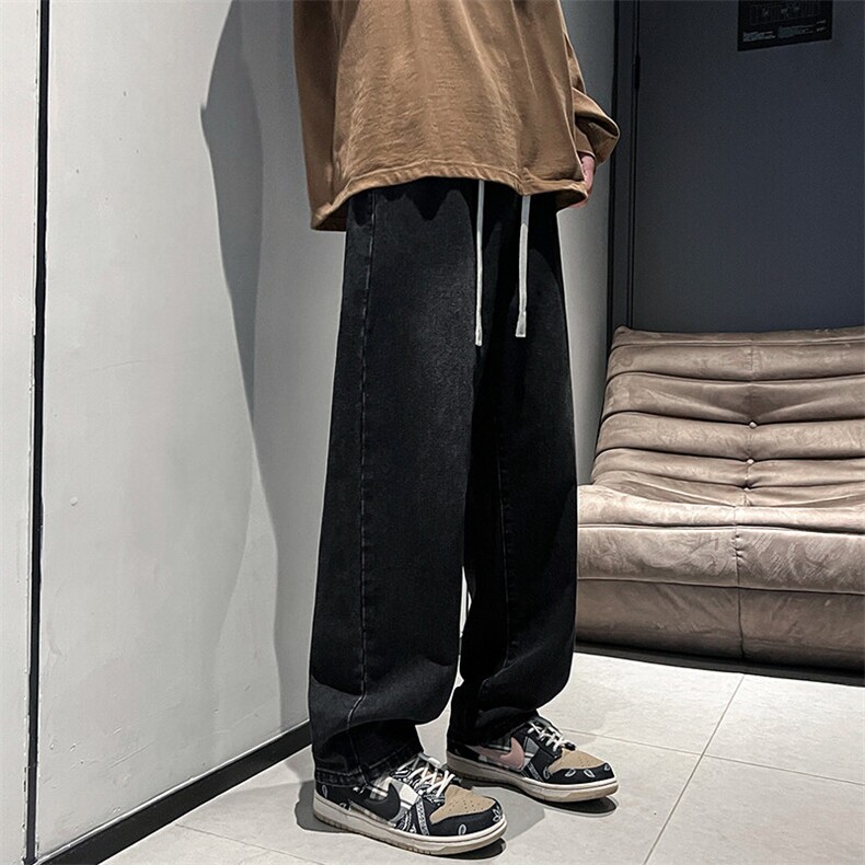 2025年春季牛仔裤男宽松直筒裤K2362常规P50加绒P60，男装牛仔裤，电商D325