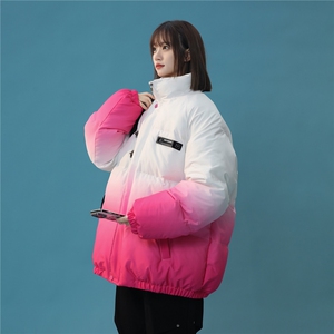 XZ-230-1MY51中性风简约轻奢扎染渐变飞机扣休闲面包服P128控158图片