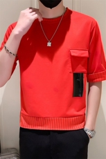 社会小伙夏季t男潮流五分袖短袖t恤数据款上衣A210-A116-P40控58，男装T恤，星座210-3