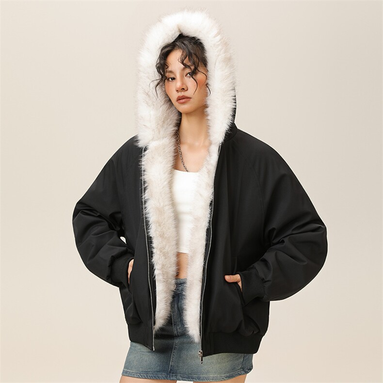 潮流宽松连帽棉服高街潮牌休闲棉衣A161-9981-P98,男装棉衣,电商A161
