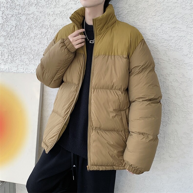 加厚羽绒棉服男宽松百搭潮流保暖冲锋衣外套M0787-P95,男装棉衣,星座308B-2