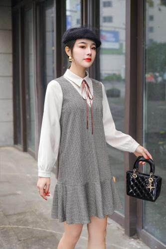 秋季休闲韩版连衣裙，女装连衣裙，千禧宏运