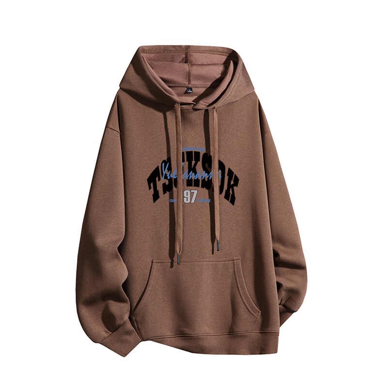 得物供货、复合重磅420克现货连帽卫衣宽松HD019-1-HML490-特P45,男装卫衣,电商019-1