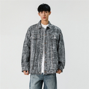 休闲宽松水洗牛仔夹克百搭潮外套JK9004-P88控139图片