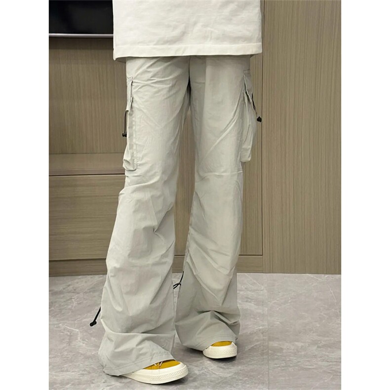 ！抽绳垂坠感工装伞兵速干休闲裤,男装工装外套,星座617C