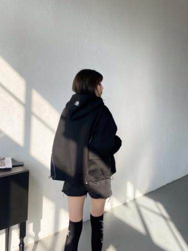 拉链设计外套，女装，G7V7