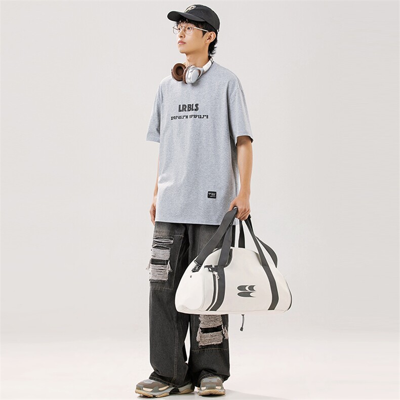 2025夏季新款男装日系潮牌纯棉印花圆领宽松短袖休闲T恤T918-F40,男装T恤,电商A101（原外27）