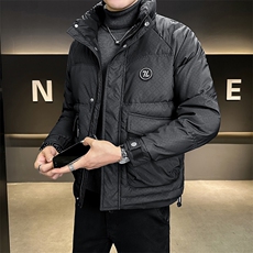 冬季店主羽绒服简约时尚保暖品质数据款简约外套男6026-P185，男装羽绒服，电商D327