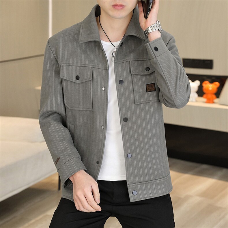 潮工装休闲夹克男款高端上衣潮牌外套J8311P100,男装夹克,星座914