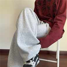 2025春季新款美式运动拼接设计宽松卫裤B315-K25690-特P35控68，男装休闲裤，电商B315