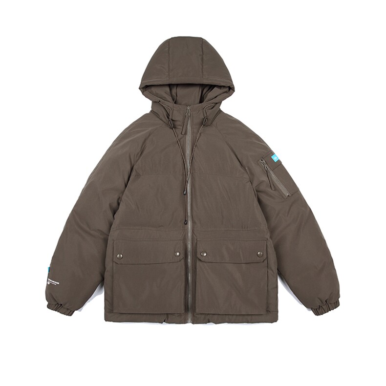 外27-2GANYOU日系工装拉链连帽加厚棉服MY05-P215,男装棉衣,新杭派外27-2
