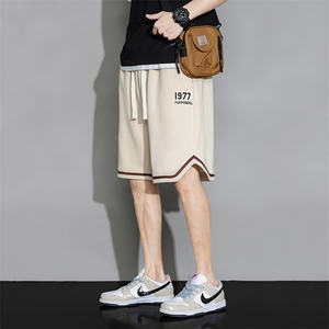 DK6967P35黑地板 华棉短裤篮球大码宽松户外时尚休闲夏季短裤男图片