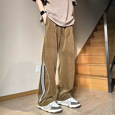 美式粗线条灯芯绒直筒裤加厚侧边条纹休闲裤A782-P40，男装休闲裤，星座1109-3