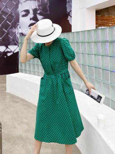 韩版碎花连衣裙,女装连衣裙,玩美