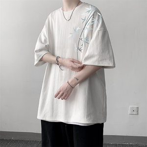 230g重磅纯棉短袖t恤男大码半袖半截袖 DX17393-P20图片