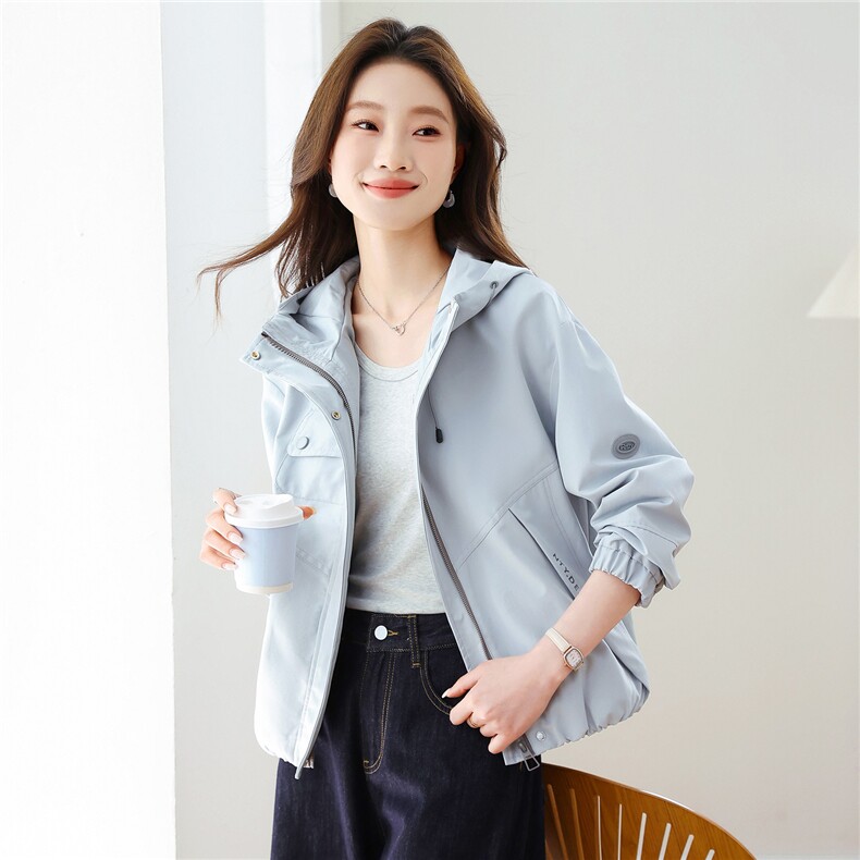 现货！现货！2026春装新款时尚宽松休闲短款外套女,女装短外套,以桐