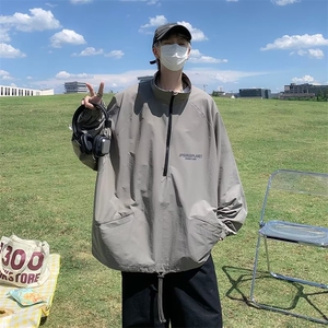 防晒衣夏季薄款连帽皮肤衣服潮牌日系户外防紫外线外套男图片